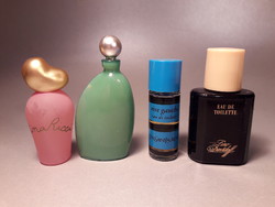 Vintage gyűjtői mini parfüm  Nina Ricci Davidoff  YSL Rivegauche Cacharel Eden