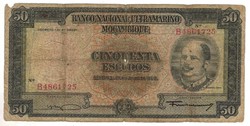 50 escudos 1958 Mozambik