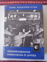 Gépjárműszerkezetek karbantartása és javítása