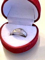 Grófi Gyönyörű antik Köves ezüst gyűrű 08