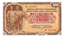 Csehszlovákia 100 korona 1953 UNC