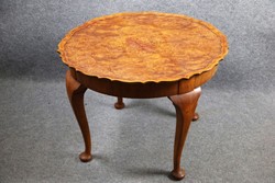 "Wooden" kollekció - Szecessziós topolya felsőborítású dohányzó asztal