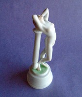 Ritka hibátlan Herendi porcelán Vénusz figura -  női akt - szobor nő
