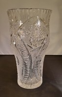 Metszett ólomkristály váza