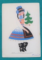 Rajz :Kecskeméty Károly,régi képeslap 1972