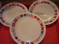 ABC-s Alföldi retro gyerek tányér