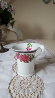 Különleges formájú,rózsás,aranyozott csésze,pohár