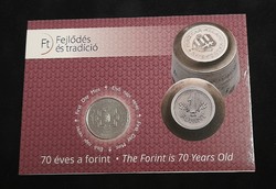 70 éves a Forint. 50 Forint 2016, elsőnapi veret.