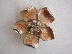 Flower jewelry brooch