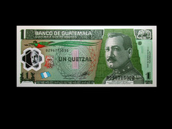 UNC - 1 QUETZAL - GUATEMALA - 2012 (Műanyag bankjegy!)