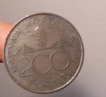 200 FORINT 1994 EZÜST DEÁK FERENC - BUDAPEST LÁNCHÍD
