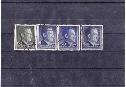 Nagynémet Birodalom Generalgouvernement forgalmi  bélyegek 1941-1942
