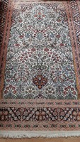 Szépséges semi-antik Kasmiri selyem szőnyeg 187 x 126