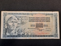 Jugoszláv 1000 Dínár 1981