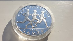 1978 Olimpiai játékok 0.925 ritka ezüst érme 30.4g Szamoa