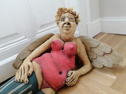 Vertel Andrea angyal szobor - egyedi ritka alkotás