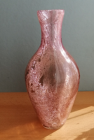 Dekoratív karcagi fátyolüveg váza