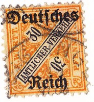 Német birodalom hivatalos bélyeg 1920