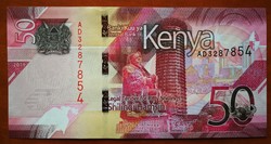 Kenya 50 Shillingi 2019 UNC