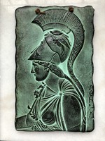 Görög mitológiai falidísz, Pallas Athene