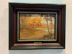 A beautiful oil painting by László Neogrády (1896-1962) is for sale.