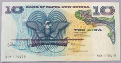 Pápua Új-Guinea 10 kina 1985 Unc