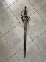 Spanyol jellegű díszkard, kard, falidísz