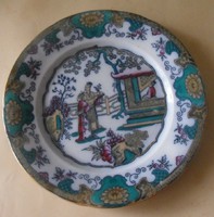 Keleti jelenetes belga tányér