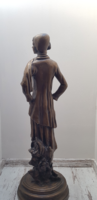 Hatalmas LEON PILET bronz szobor
