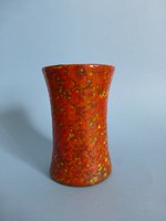 Retro, vintage, rare shaped pond head ceramic vase, marrow bone vase