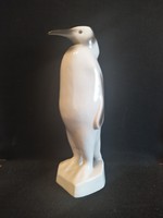 HOLLÓHÁZI pingvin porcelán, hibátlan, jelzett