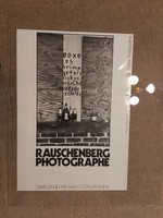 Rauschenberg photographe, kiállítás plakát, méret jelezve!