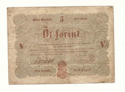 1848 as 5 forint Kossuth bankó papírpénz bankjegy 1849 es szabadságharc pénze sor ü n g