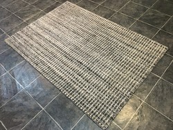 Vastag kézi szövésű pamut-acryl szőnyeg - Tisztítva, 120 x 175 cm