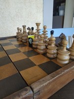 Antik Bécsi sakk készlet