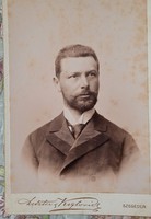 Kabinetfotó, vizitkártya: Úr 1870 körül