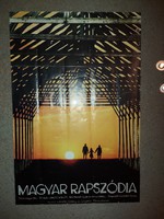 Magyar rapszódia, Jancsó-Hernády plakát, kb.40x60!