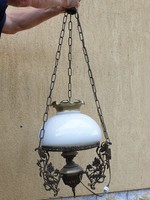 Antik Lüszter lámpa,szecessziós elektromos réz lüszter lámpa  eladó!