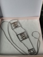 Joid'art modernista ezüst nyakék 47 gramm!
