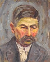 1E120 Gracza Ferenc : Férfi portré 1960