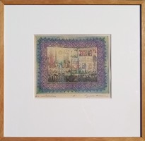 Gross Arnold: small studio house - framed etching