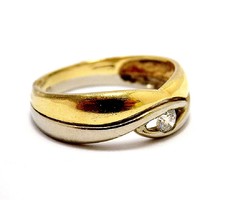 Brill köves arany gyűrű (ZAL-Au92869)