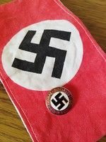 LOT / NSDAP pártjelvény + karszalag