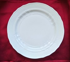 Hollóházi Pannónia Bianco fehér lapos tányér 1db