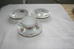 Bavaria winterling - pink flower cup + 3 saucers in one