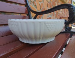 Gyönyörű fehér 27.5 cm-es  Zsolnay Hungária Sorozat  porcelán tál  Pogácsás tál paraszttál falusi