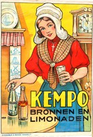 Ernest Roose (1887-1965): Kempo üdítő, belga blakát, 1935 - litográfia keretezve