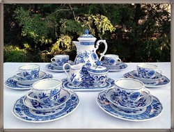 Hutschenreuther Zwiebelmuster Maria Theresia német porcelán teás készlet