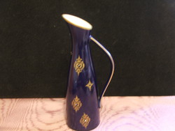 GDR kék-arany füles váza