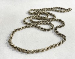 Csavart ezüst nyaklánc -70cm